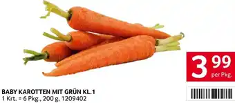 Transgourmet Baby Karotten mit Grün kl. 1 200 g Angebot