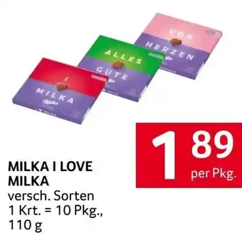 Transgourmet Milka I Love Milka 110 g Angebot