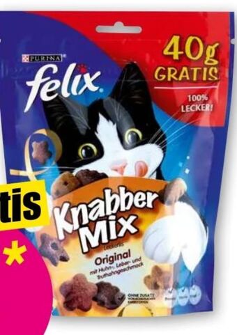 Norma Felix knabber mix katzensnacks Angebot