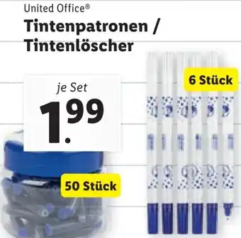 Lidl United Office Tintenpatronen/Tintenlöcher Angebot