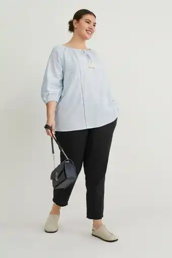 C&A Leinenhose - tapered fit Angebot