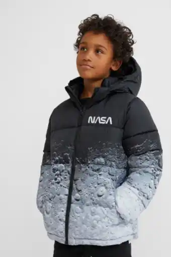 Puffer jacket mit kapuze
