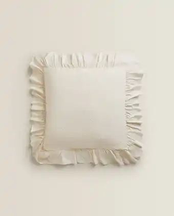 ZARA HOME Kissenbezug aus baumwolle mit volant Angebot