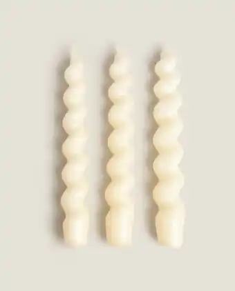ZARA HOME Spiralförmige kerze (3er-pack) Angebot