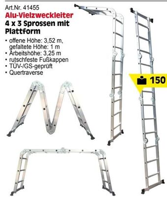 Zgonc Alu-vielzweckleiter Angebot