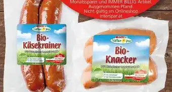Spar Bio-käsekrainer Angebot