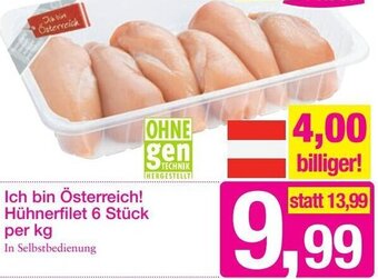Sutterlüty Ich Bin Österreich! Hühnerfilet 6 Stück Per Kg Angebot