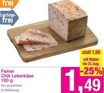 Sutterlüty Feiner Chili Leberkäse 100 g Angebot