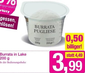 Sutterlüty Burrata in Lake 200 g Angebot