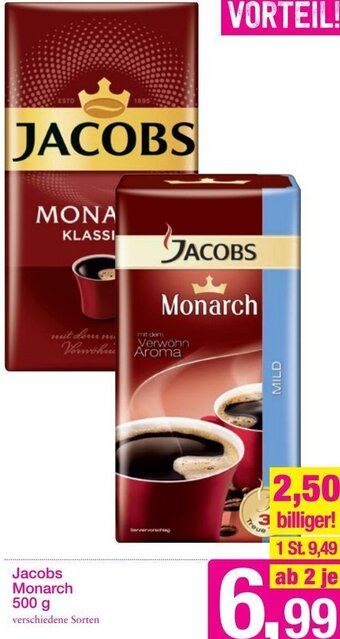 Sutterlüty Jacobs Monarch 500 g Angebot