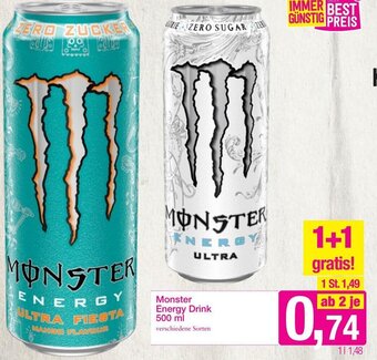 Sutterlüty Monster Energy Drink 500 ml Angebot