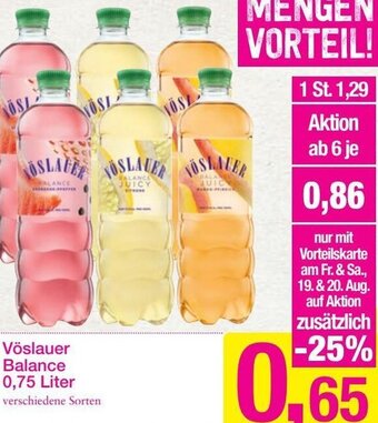 Sutterlüty Vöslauer Balance 0,75 Liter Angebot