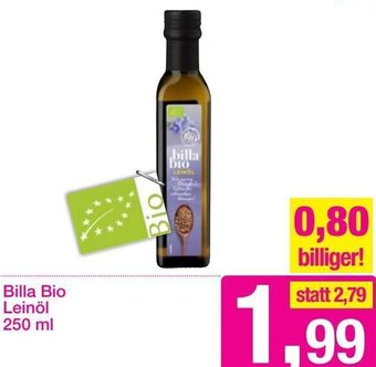 Sutterlüty Billa Bio Leinöl 250 mml Angebot