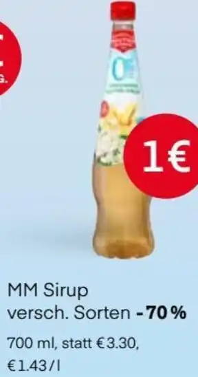 MPreis MM Sirup 700 ml Angebot