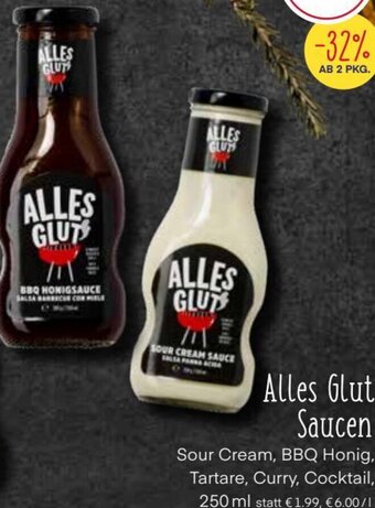 MPreis Alles Glut Saucen 250 ml Angebot