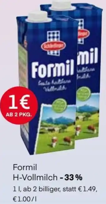 MPreis Formil H-Vollmilch 1 ml Angebot