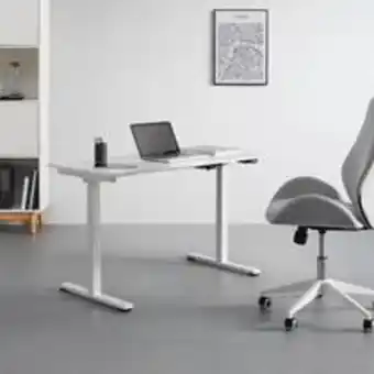 Mömax Schreibtisch "romina", weiß, ca.120x59 cm, höhenverstellbar Angebot