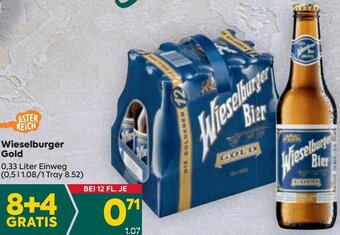 Billa Wieselburger Gold 0,33 Liter Angebot