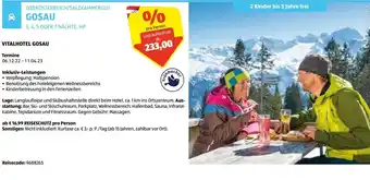 Hofer Reisen Vitalhotel Gosau Angebot