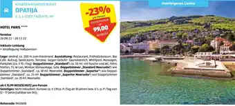 Hofer Reisen Kroatien/Kvarner Bucht Opatija Angebot