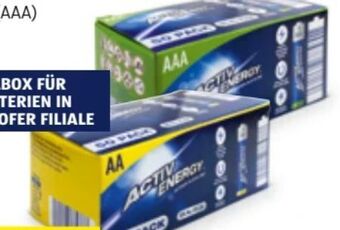 Hofer Batterien big box Angebot