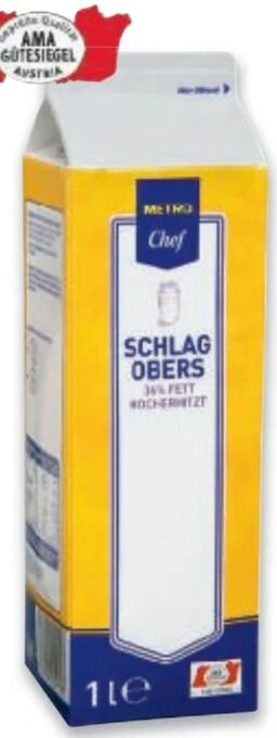 Metro Schlagobers Angebot