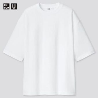 UNIQLO Uniqlo u airism cotton crew neck oversized t-shirt Angebot