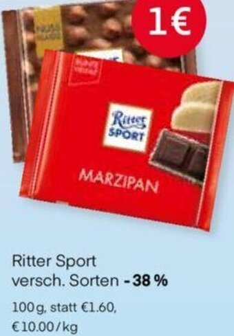 MPreis Ritter Sport 100 g Angebot