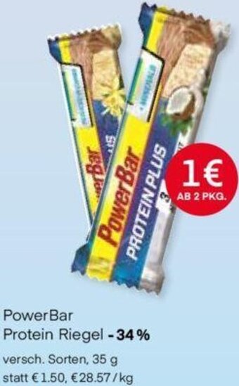 MPreis PowerBar Protein Riegel 35 g Angebot