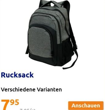 Action Rucksack Angebot