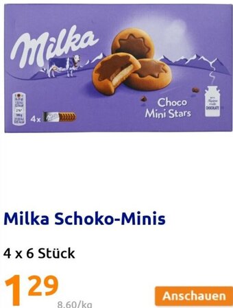 Action Milka Schoko-Minis Angebot