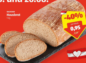Hofer Backbox Hausbrot 1 kg Angebot