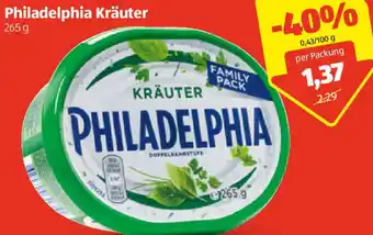 Hofer Philadelphia Kräuter 265 g Angebot