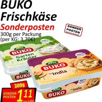 Wurstico Buko Frischkäse 300 g Angebot