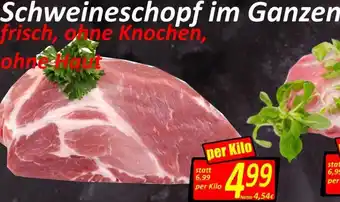 Wurstico Schweineschopf im Ganzen per Kilo Angebot