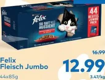 T&G Felix Fleisch Jumbo 44x85g Angebot