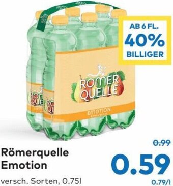 T&G Römerquelle Emotion 0.75l Angebot