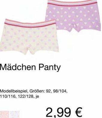 KiK Mädchen Panty Angebot