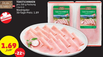 PENNY Toastschinken 200 g Angebot