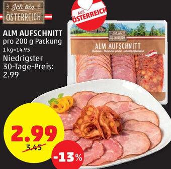 PENNY Alm Aufschnitt 200 g Angebot
