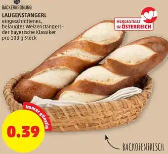 PENNY Bäckerkrönung Laugenstangerl 100 g Angebot