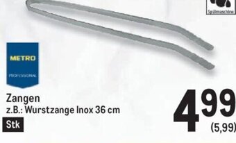 Metro Zangen Angebot