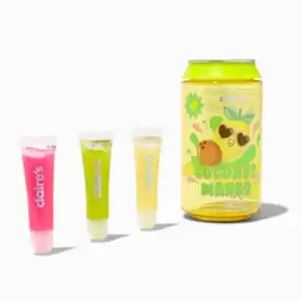 Claire's Coconut mango soda lip gloss set - 3 pack Angebot