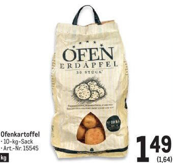 Metro Ofenkartoffel 10 kg Angebot
