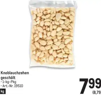Metro Knoblauchzehen Geschält 1 kg Angebot