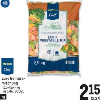 Metro Euro Gemüsemischung Angebot
