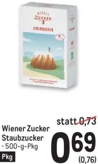 Metro Wiener Zucker Staubzucker 500 g Angebot