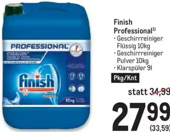 Metro Finish Professional Angebot