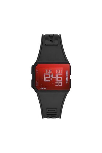 Diesel Chopped armbanduhr mit silikonarmband Angebot