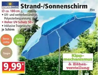 Norma Strand-/Sonnenschirm 180cm Angebot